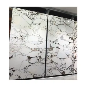 Big Porcelain Marble Glossy Slab Sintered Stone Tile