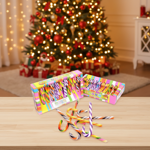 Sucettes multicolores aux saveurs fruitées prêtes à manger pour enfants, boîte cadeau de Noël 1,5g*10pcs - Product Image 5