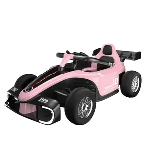 Grosir anak-anak naik mobil baterai 4 roda anak-anak besar mainan elektrik mobil F1 balap Kart untuk anak-anak 3-10 tahun