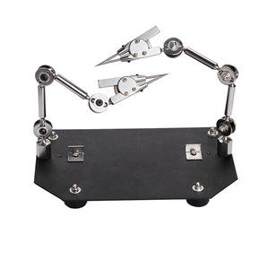 Table <span class=keywords><strong>de</strong></span> soudage à trois bras et double tête en métal avec assistant <span class=keywords><strong>de</strong></span> pose et <span class=keywords><strong>pince</strong></span> <span class=keywords><strong>de</strong></span> soudage <span class=keywords><strong>pour</strong></span> la fabrication <span class=keywords><strong>de</strong></span> colliers <span class=keywords><strong>de</strong></span> bijoux - Product Image 1