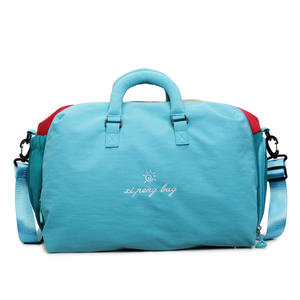 Sac de voyage unisexe en polyester - <span class=keywords><strong>Bagage</strong></span> à <span class=keywords><strong>main</strong></span> léger grande capacité avec fermeture éclair pour le transport - Product Image 2