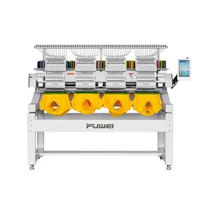 Tajima – machine à broder 4 têtes 1200spm, haute qualité, 400x400mm, grande taille pour broderie