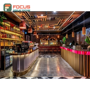 Luxury Coffee Display Rack Mug Cup Display <b>Shelf</b> Oak Grain Store Product Display Rack - Product Image 4