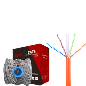 Vente directe fabricant Cat6 UTP SFTP 1000ft câble réseau de Communication haute 100M blindé Patch câbles de Communication purs - Product Image 1