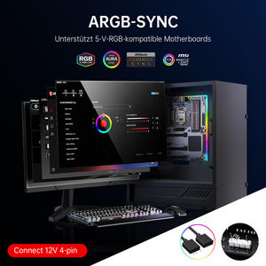 ASIAHORSE |   Lightsaber-X ATX/<span class=keywords><strong>M</strong></span>-ATX moederbord Lichtdecoratie 5V LED-lichtstrip ARGB Zacht lichteffect - Product Image 3