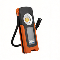 Linterna de Bolsillo Compacta Brillante de 1200LM con Manguera Flexible, Haz de Luz Concentrado y Amplio, Soporte Portátil Incluido