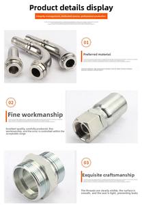 Conectores de Latón para Válvulas, Rectos, de Rosca Simple, para Mangueras de Agua, Gas y Aceite - Product Image 6