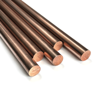 Électrode en cuivre tungstène W70Cu30, tige métallique pour usage industriel D1.0-18mm