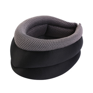 Attelle de cou réglable, soutien cervical respirant en éponge, taille unique, gris, noir, orange, rouge - Product Image 5