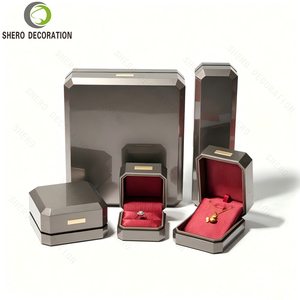 Custom Logo Magnetic <b>Jewelry</b> <b>Packaging</b> Box Simple PU Leather Customizable Color Size for Men's <b>Jewelry</b> Brands - Product Image 1