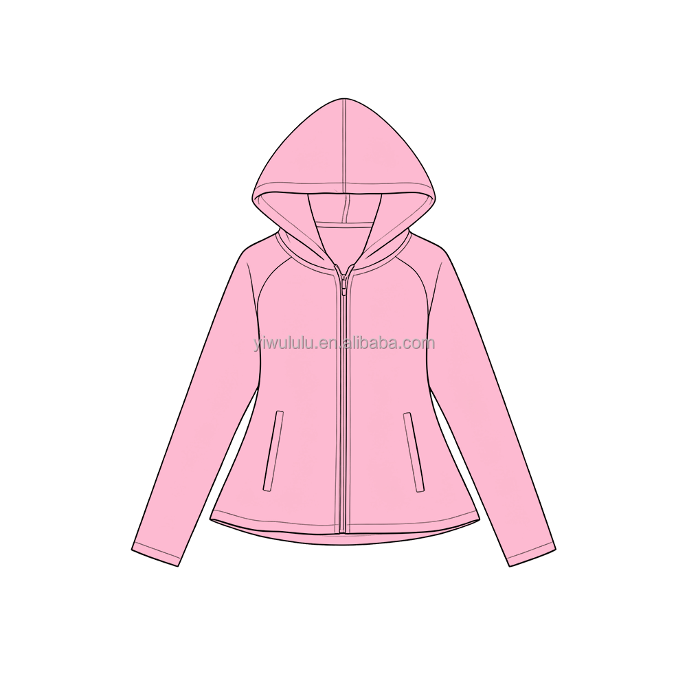 Felpa con cappuccio per bambini rosa