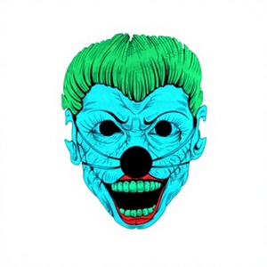 Maschera LED Luminosa Attivata dalla Musica in EVA con Motivo Pantera Nera per Halloween/Pasqua - Product Image 1