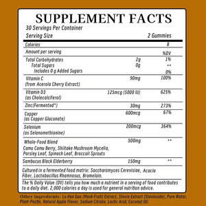 Suministro de fábrica Potentes antioxidantes Suplemento nutricional Boost Body Natural Defense Zinc Gummies Vitamin Gummy - Product Image 2