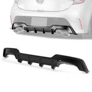 Diffuseur de pare-chocs arrière noir ABS pour Toyota <span class=keywords><strong>Corolla</strong></span>/Auris <span class=keywords><strong>SE</strong></span> XSE <span class=keywords><strong>Hatchback</strong></span> 19-22 - Product Image 1
