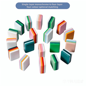 Juego de Mahjong de Acrílico Grabado Personalizado de Lujo (Estilos SG/<span class=keywords><strong>MY</strong></span>/US/CN) con Bolsa Portátil con Cierre - Product Image 3