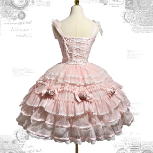 Vestido Original Lolita Moonlight Mirror JSK, Elegante y Dulce, Falda de Poliéster para Mujer Adulta, Estilo Princesa, Disfraz de Cosplay - Product Image 2
