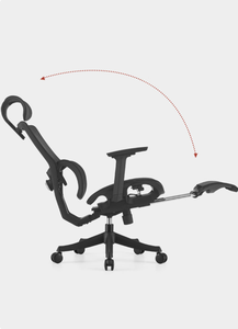 Offre Spéciale chaise de bureau ergonomique en maille à dossier haut de gamme pour les directeurs exécutifs gestionnaires invités-Design moderne - Product Image 2