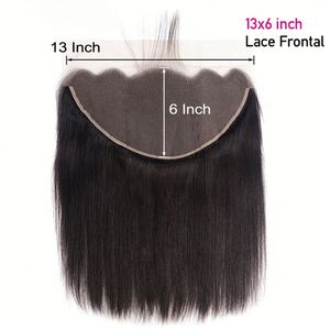 13*4/4*4 pour closure, 100% cheveux humains brésiliens Remy, ondulés naturels, postiche bouclé, double trame française/à la machine - Product Image 4