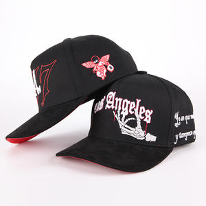 Benutzer definierte klassische Mode 3D Stickerei Logo Sport Baseball Caps 5 Panel Wildleder gebogene Krempe Gorras Baseball Cap für den Menschen - Product Image 3