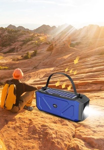 Offre Spéciale solaire Bt haut-parleur d'urgence lampe de poche solaire sans fil haut-parleur portable 3 en 1 TF USB FM Radio BT haut-parleur - Product Image 4