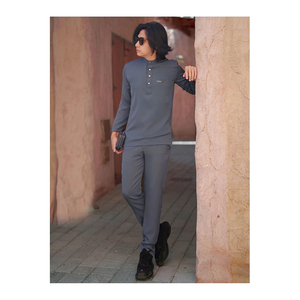 2023 Eid Indonesia Islamic Muslim Male Fashion Baju Kurung Melayu Silk <strong>Model</strong> Baju Kurung Embroidery Songket Baju Raya - Product Image 4