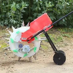 Máquina semeadora manual portátil de milho e feijão, máquina semeadora manual de milho