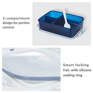 Boîte à repas pour le Camping, 5 compartiments, pour sandwichs, personnalisable avec 3 compartiments, bon marché, avec Logo, sur mesure - Product Image 2