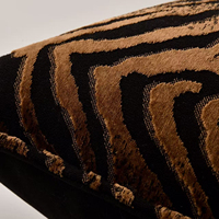 Sarung Bantal Sofa Echo Echo Customized Light Luxury Gradient Gilded Gold, Bantal Kustom Villa Kelas Atas