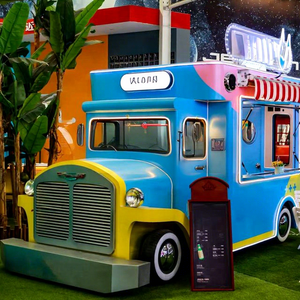 Carritos de Comida Eléctricos para Eventos Corporativos, Servicio de Hot Dogs y Helados, Construcción de Acero Inoxidable, Personalización de Marca - Product Image 1