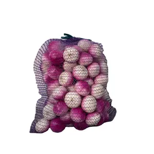 50x80 45x75 40x60包装袋/紫色和红色pe材料拉绳网袋，出厂价格