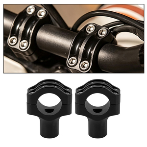 Abrazadera elevadora de manillar de motocicleta de 1.25 pulgadas para Harley 883 Softail Dyna Road King, piezas modificadas de aluminio CNC - Product Image 2