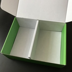 Boîte d'emballage personnalisée en carton ondulé vert, 1 pièce, bon marché, boîtes mobiles - Product Image 6