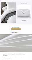 Couette matelassée de haute qualité pour hôtel Couette double bord aiguille avec logo personnalisé poids Queen King size pour hôtels vente en gros