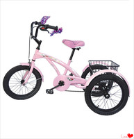 J deuxième main adulte tricycle sepeda moteur 3 roda dewasa trois roue sièges de vélo tandem vélo en acier inoxydable