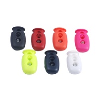Multicolore Serrures de Cordon Fin À Ressort En Plastique Bouchon KS30061