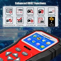 KW860, la máquina de diagnóstico de vehículos portátil más vendida, reinicia la luz de advertencia del motor, datos en tiempo real, herramientas de diagnóstico OBD2 para vehículos de 12 V