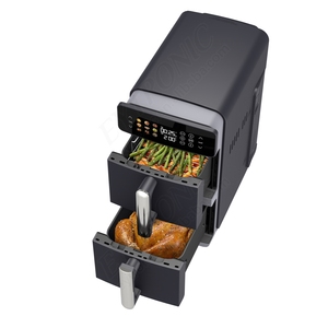 Nueva Freidora de Aire Digital Doble de 5.5L+5.5L, Electrodoméstico de Cocina Pequeño, Freidora de Aire Caliente Inteligente de Doble Cesta, Nueva 5.5L+5.5L Digital - Product Image 3