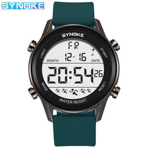 SYNOKE <span class=keywords><strong>Montre</strong></span> facile à lire avec de grands <span class=keywords><strong>chiffres</strong></span> Montres numériques pour hommes 50M résistant à l'eau LED Montres électroniques ultra-minces Reloj Hombre - Product Image 5