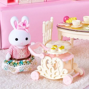 2025 Hot Bán Thỏ Chơi Nhà Gia Đình Nhà Búp Bê Nhà Bếp Đồ Chơi Mô Phỏng DIY Thỏ Nhà Phụ Kiện Đồ Chơi Cho Cô Gái - Product Image 2
