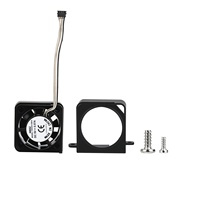 Ventilateur de refroidissement gauche de remplacement pour Bambu Lab X2D, kit de conduit de ventilateur latéral gauche, corrige les problèmes de bruit et les blocages du ventilateur du hotend