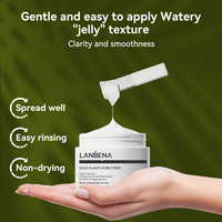 LANBENA Nouveau Masque Peel-Off Anti Points Noirs pour Visage, Bandes Adhésives pour Nez, Masque Nettoyant Pores du Nez J1