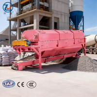 Trommel rotatif mobile à tambour pour le criblage de petites roches, vente chaude en Chine, avec moteur, capacité de 10 T/h pour les pierres, le gravier et le terreau