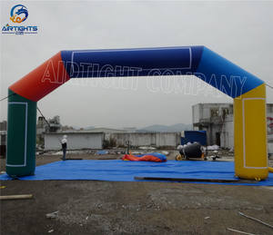 Arc de <span class=keywords><strong>portique</strong></span> gonflable extérieur multicolore à impression de logo personnalisé pour la publicité commerciale - Product Image 2