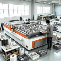 Máquina de Corte Oscilante CNC para Espuma, Máquina de Corte de EPE para Publicidad, Mesa de Corte de Láminas de PVC, Cortadora de Cama Plana