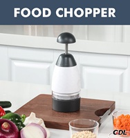 Keuken multifunctionele gadgets, handmatige groentehakker voor ui, knoflook en wortel.