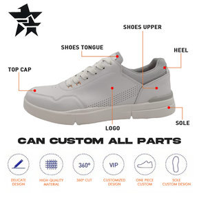 Sneakers personnalisées OEM, chaussures de sport décontractées, logo personnalisé, style skateboarding, chaussures plates pour hommes - Product Image 2