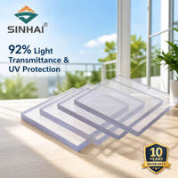 Panneau en polycarbonate transparent solide de 3 mm pour toiture, lucarne et panneaux de vitrage industriels