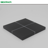 SEXANKA KNX EIB système domotique intelligent 4 gangs panneau métallique en aluminium tactile interrupteurs d'éclairage mural intelligents