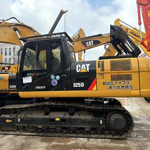 Excavadora de cadenas 325D usada, 2023, de servicio pesado, 25 toneladas, amarilla - Product Image 5