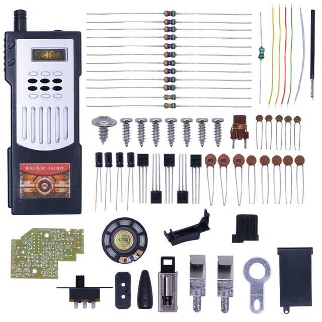 Half duplex walkie talkie kit walkie talkie electronic kit DIY electronic production fun production kit